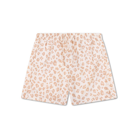 Léopard | short de bain anti-UV fille beige