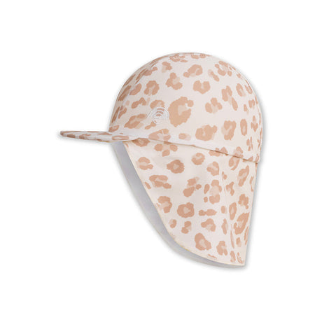 Léopard | casquette solaire anti-UV beige