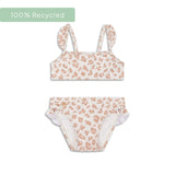 Léopard | bikini UV fille beige