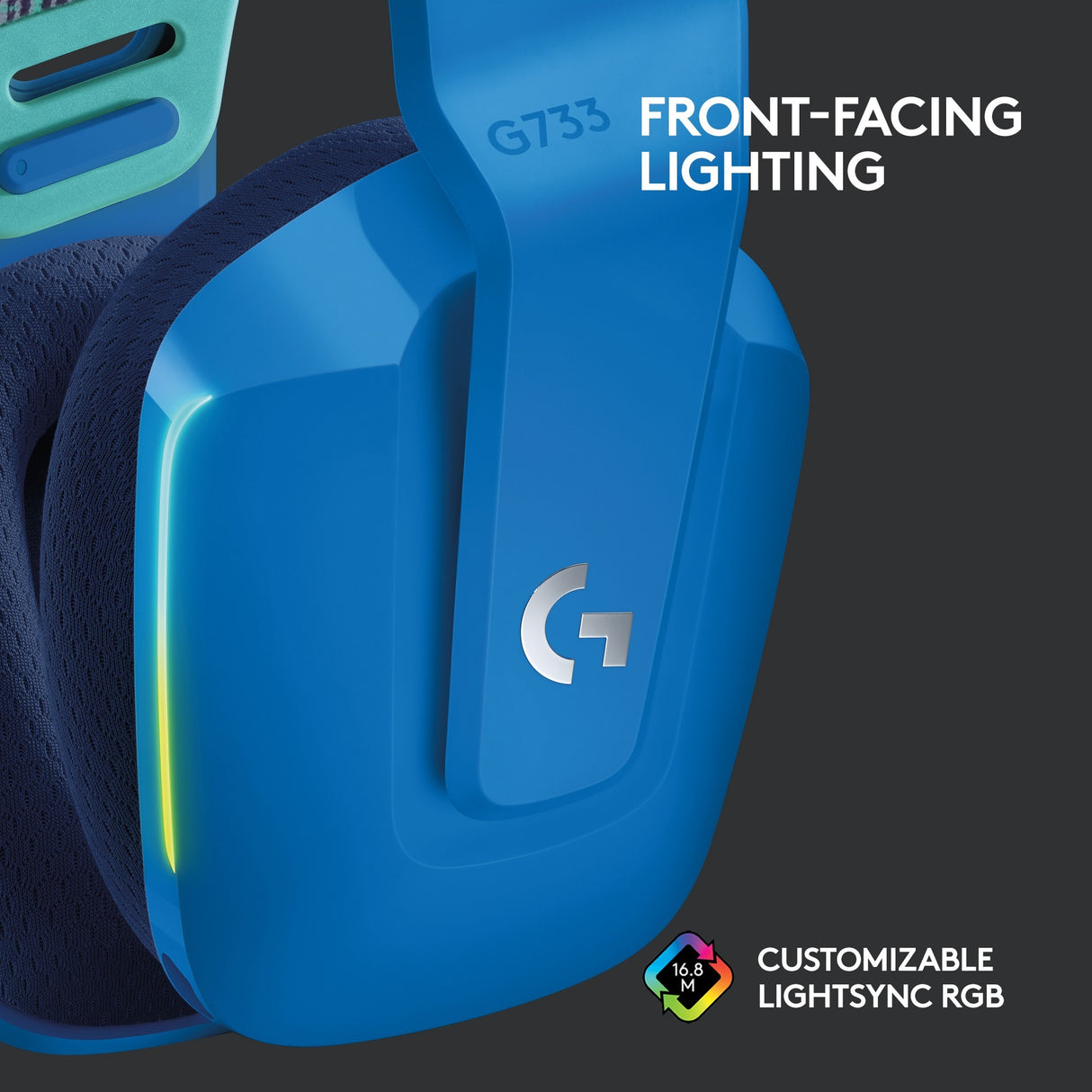 Logitech G733 Lightspeed Wireless RVB Gaming Headsset