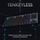 Logitech G915 TKL LightSpeed ​​Wireless RVB MECANICAL GAMING