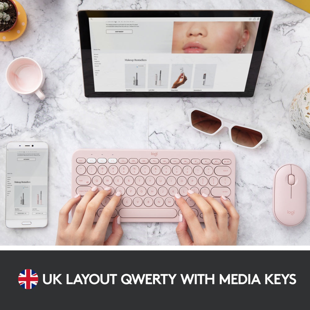 Clavier Bluetooth multi-appareils Logitech K380