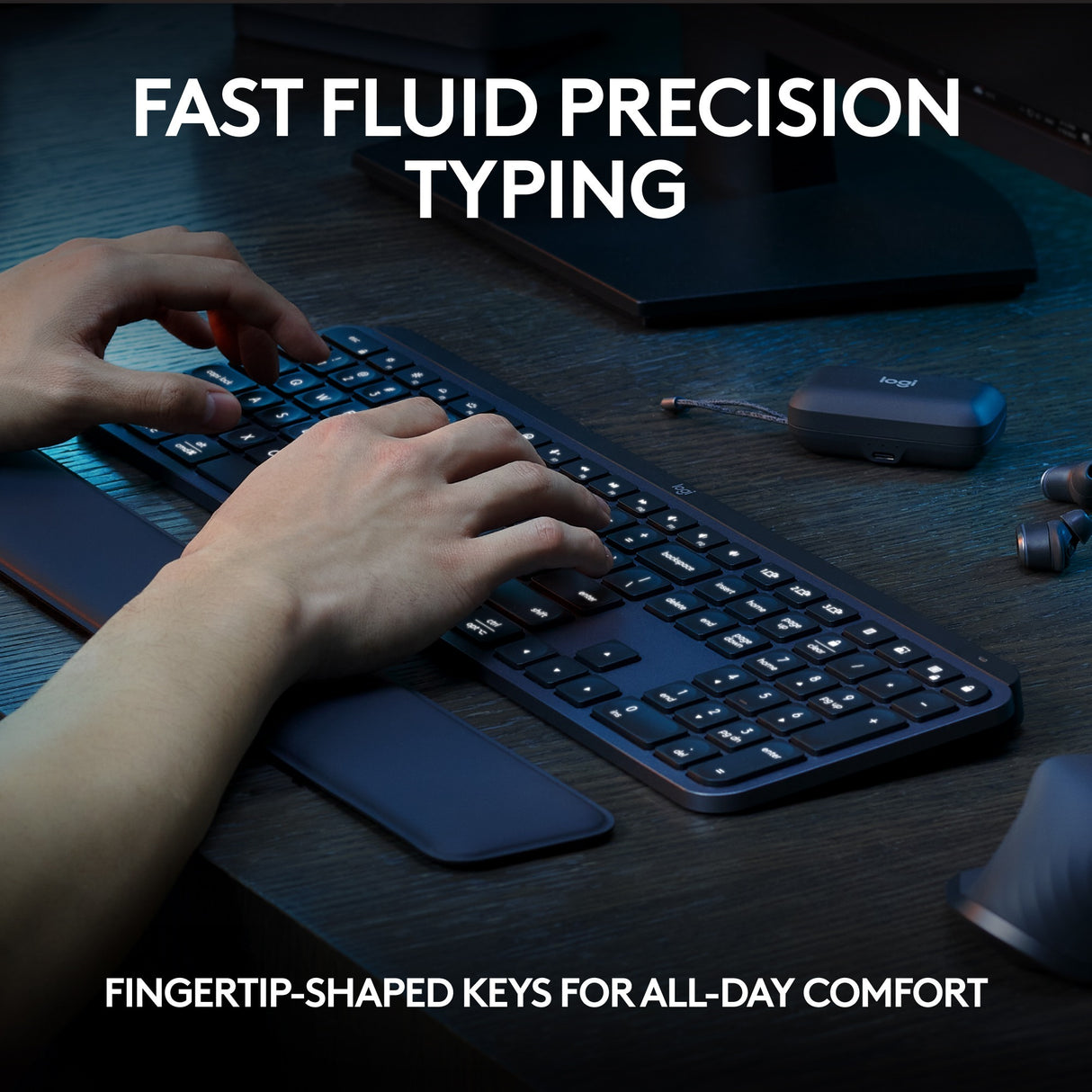 Logitech MX Keys S Clavier illuminé sans fil avancé