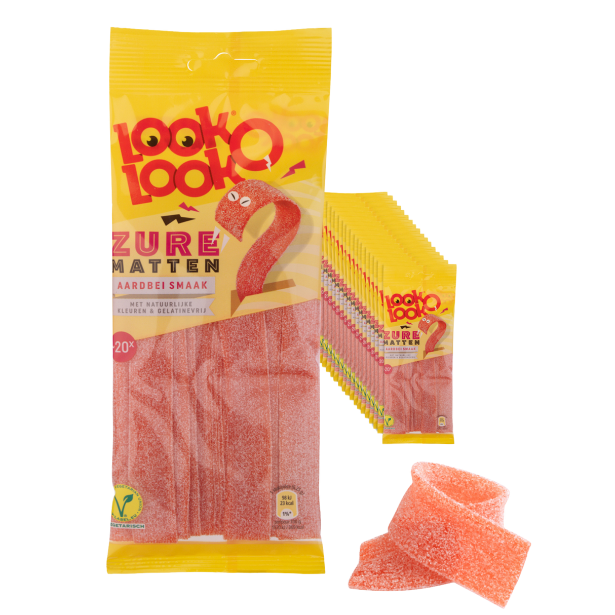 Look o look look-o-look tapis de fraise aigre (18x125gr)