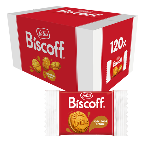 Crème de biscuit au lotus conditionnée à la pièce (120 pièces)
