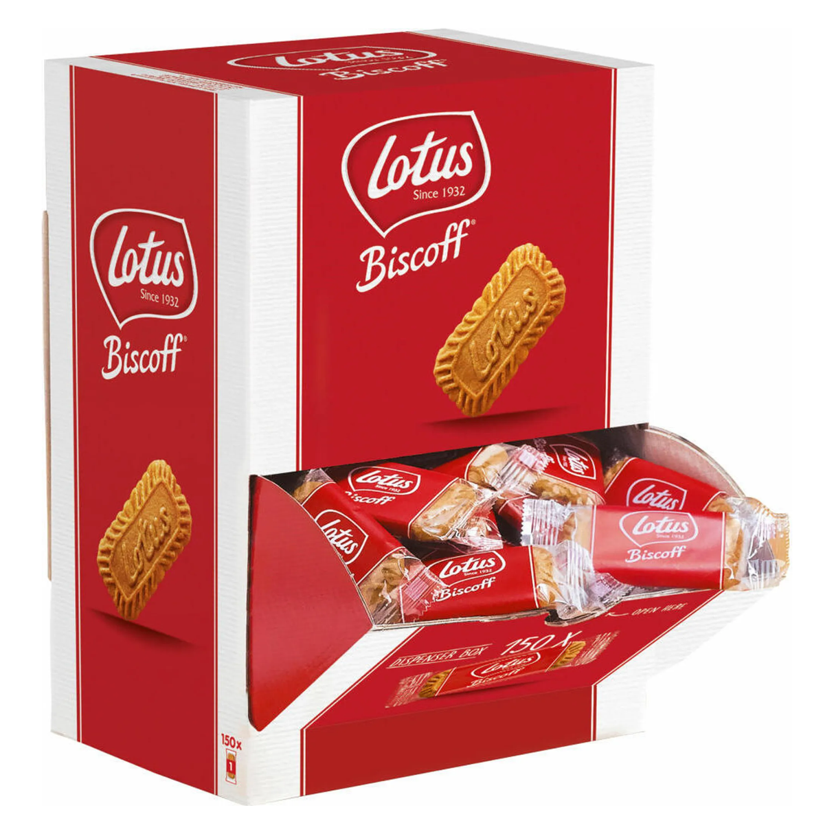 Distributeur de biscuits caramélisés Lotus (150 pièces)
