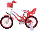 Volare Lovely Children's Bike Girls 16 Inch Red White