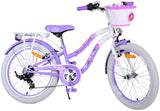 Joli vélo pour enfants Volare - filles - 20 pouces - violet - 7 vitesses
