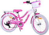 Vélo pour enfants Volare Lovely - Filles - 20 pouces - Rose - 7 vitesses