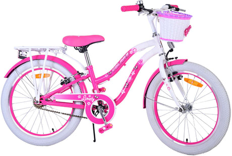 Vélo pour enfants Volare Lovely - Filles - 20 pouces - Rose - Deux freins à main