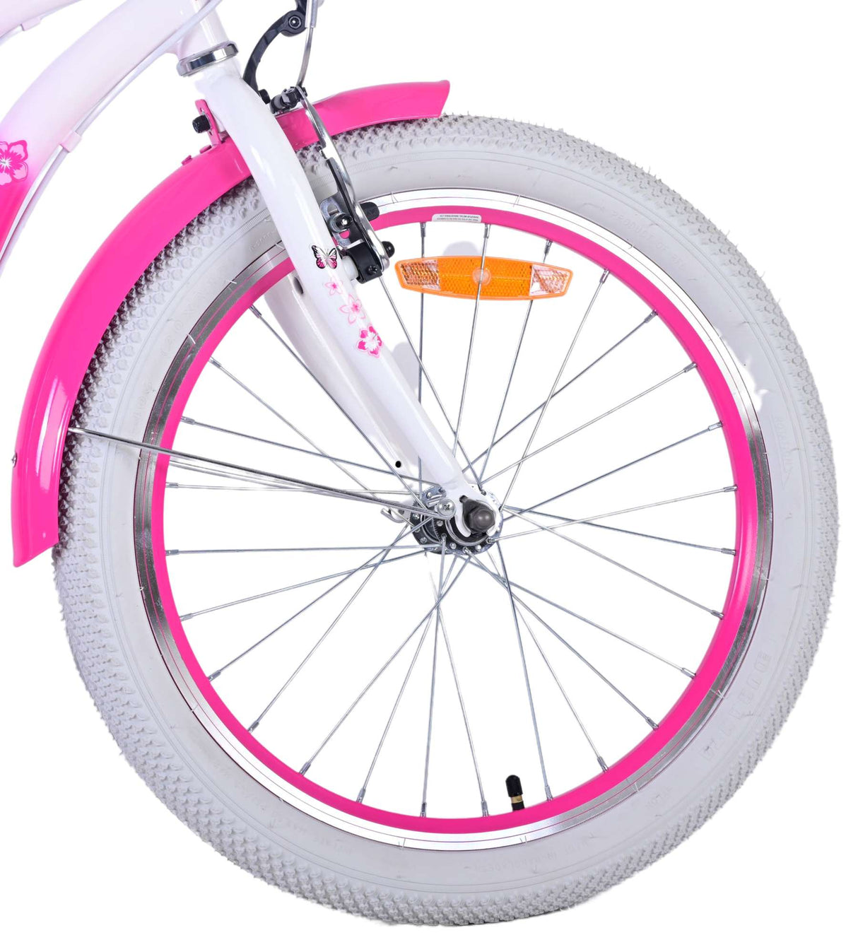 Vélo pour enfants Volare Lovely - Filles - 20 pouces - Rose - 7 vitesses