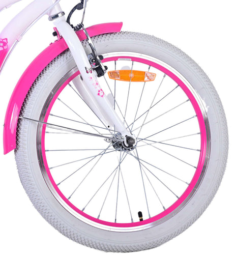 Vélo pour enfants Volare Lovely - Filles - 20 pouces - Rose - 7 vitesses