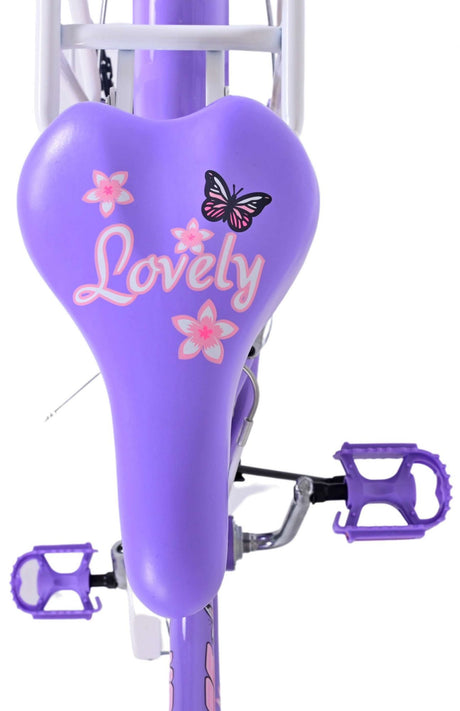 Joli vélo pour enfants Volare - filles - 20 pouces - violet - 7 vitesses