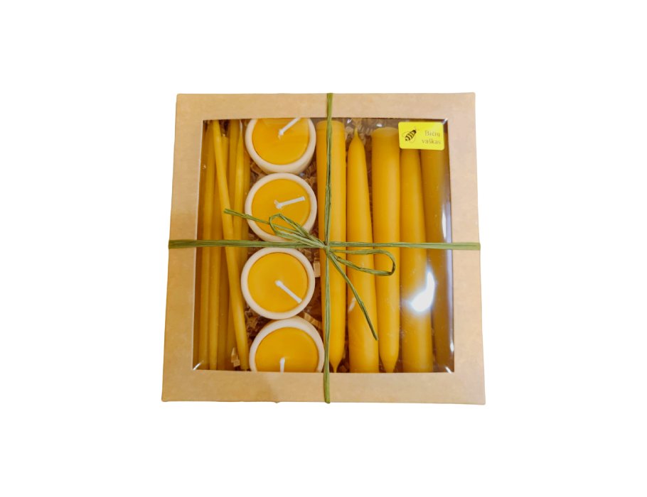 Coffret Luxa - bougies en cire d'abeille