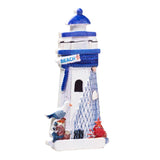 Aimant souvenir de plage de mer 3d phare bleu
