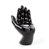 Porte-encens mantra main tarot palmier