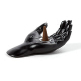 Bol porte-encens mantra main tarot palmier