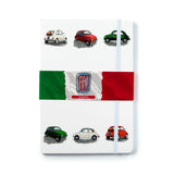 Carnet ligné a5 rétro recyclé Fiat 500