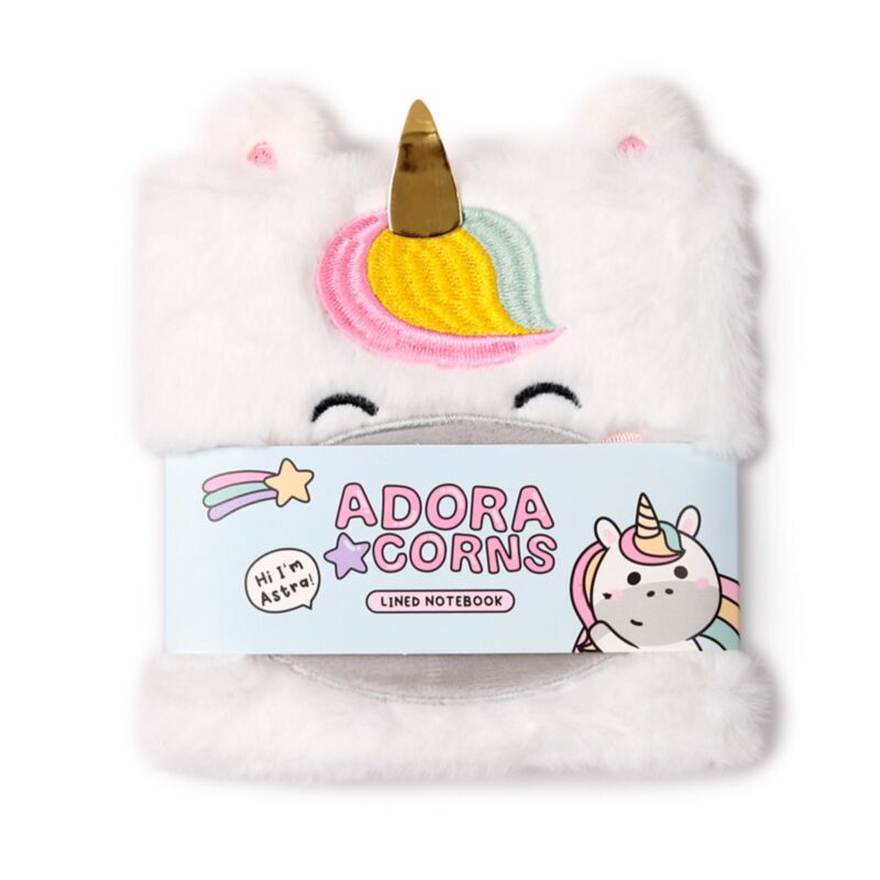 Carnet moelleux licorne Adoracorns