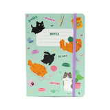 Beans co cats recyclé cahier ligné a5