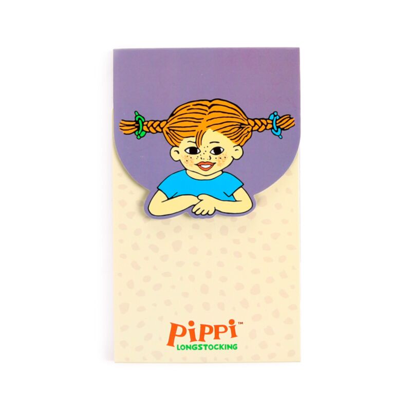 Bloc-notes ouvert à rabat Pippi Brindacier