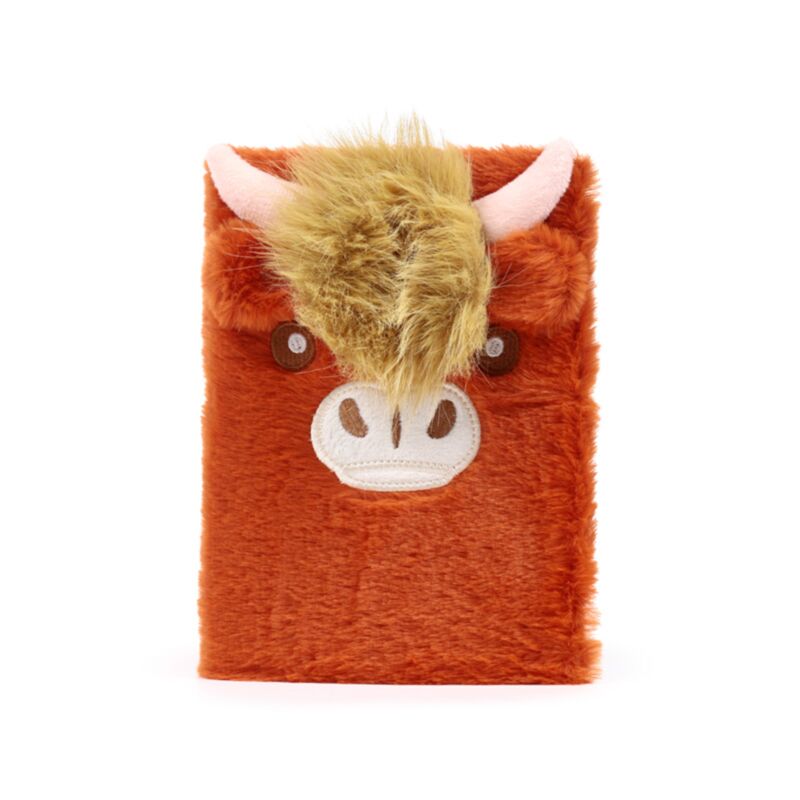 Carnet de notes A5 Higland coo fluffy vache