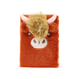 Carnet de notes A5 Higland coo fluffy vache