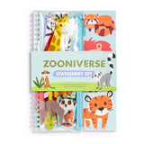 Ensemble d'écriture de 6 pièces pour carnet à anneaux Zooverse