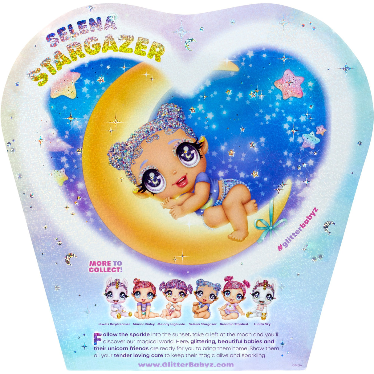 MGA Entertainment Glitter Babyz Pop Series 2 Selena Stargazer
