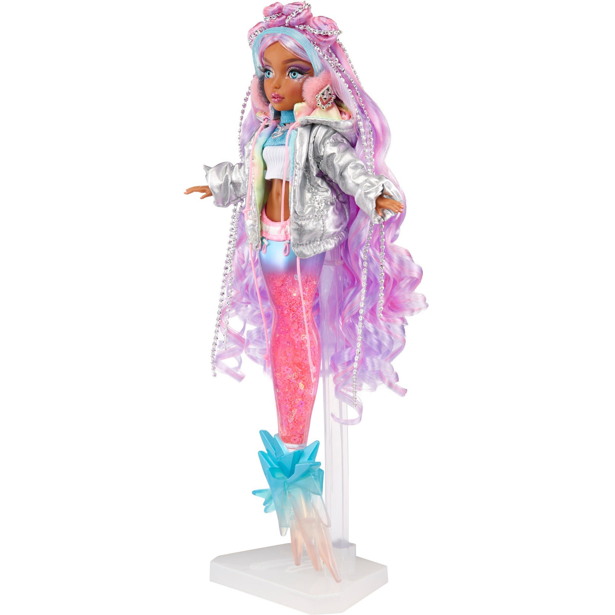 MGA Entertainment Mermaz sirène de couleur Changement d'hiver Waves Harmo