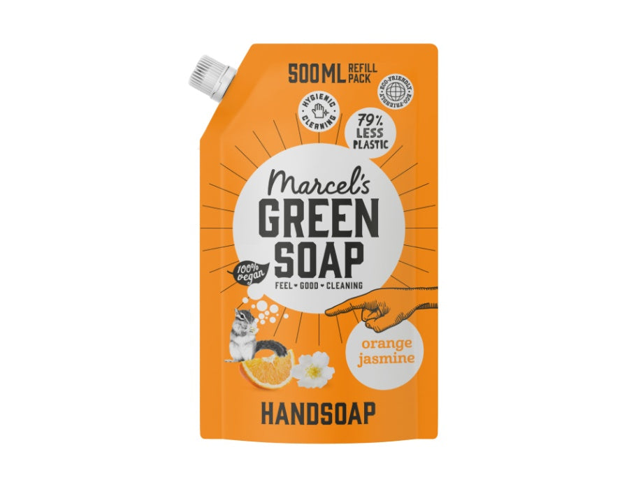 Marcel's Green Soap Hand Savap Jasmine 500 ml Navulzak