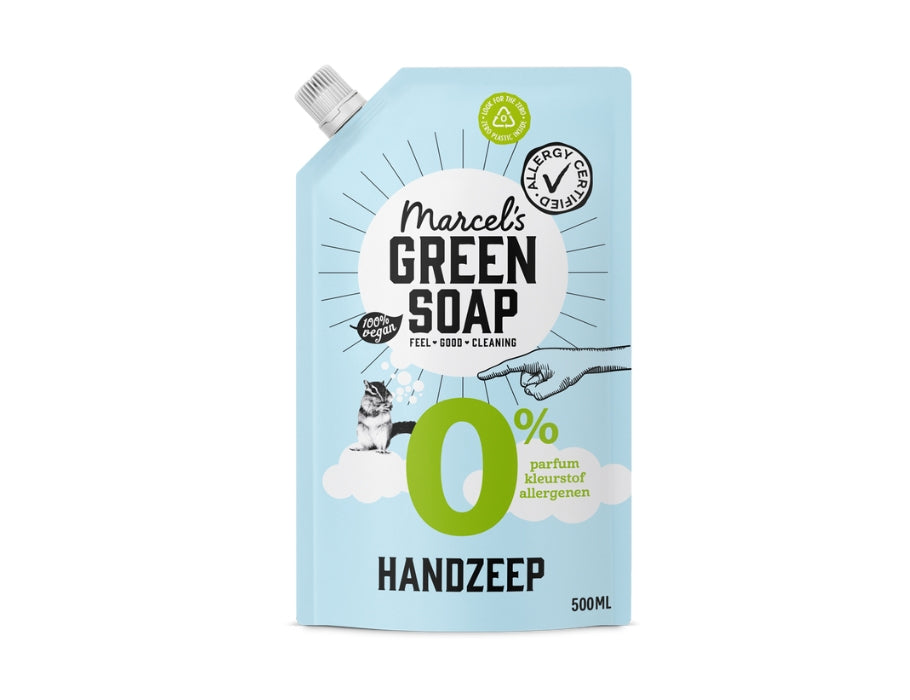 Recharge savon vert Marcel's - savon mains 0% - 500ml