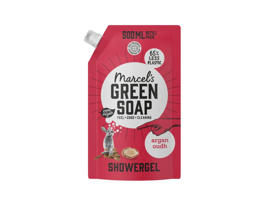 Marcel's Green Soap Shower Gel - Argan Oudh - Recharge - 500 ml