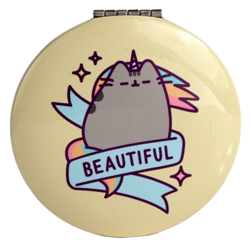 Miroir de maquillage Pusheen chat pusheeicorn