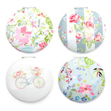 Miroir de maquillage compact Flora rose Julie Dodsworth