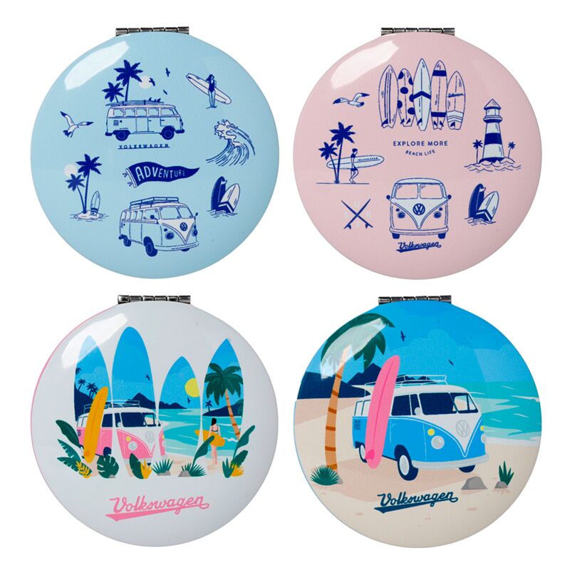 Volkswagen van vw t1 explorer vagues miroir de maquillage compact