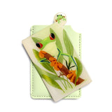 Miroir de poche grenouilles tropicales en couverture