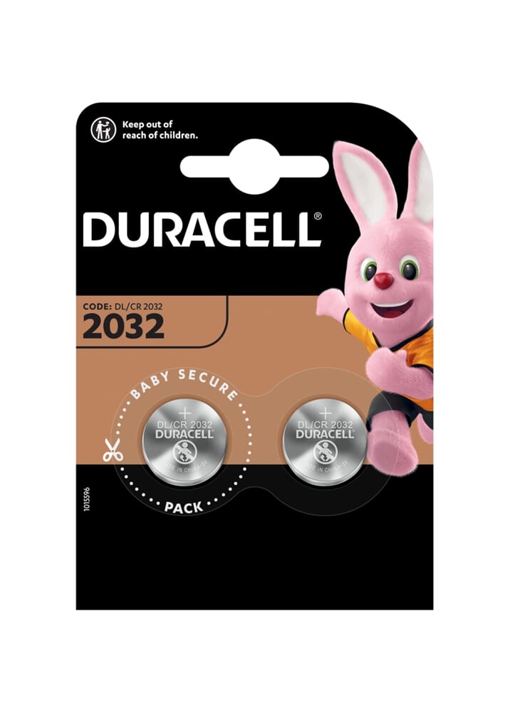 DURACELL - CELL KNOOP CR2032 | Litio | 3V | 220má