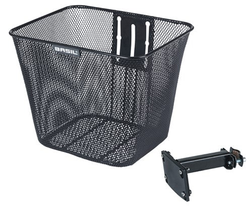 Panier de basilic, devant "Bilbao" Front Basket Basil Bilbao Black
