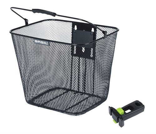 Panier de basilic, devant "Bilbao kf" Panier de front Basil Bilbao kf noir