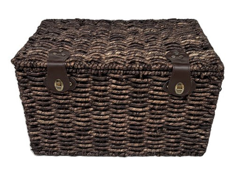 Panier du boulanger marron grand 47x31x28 avec couvercle