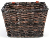 Panier de vélo en osier volumineux - petit - noir