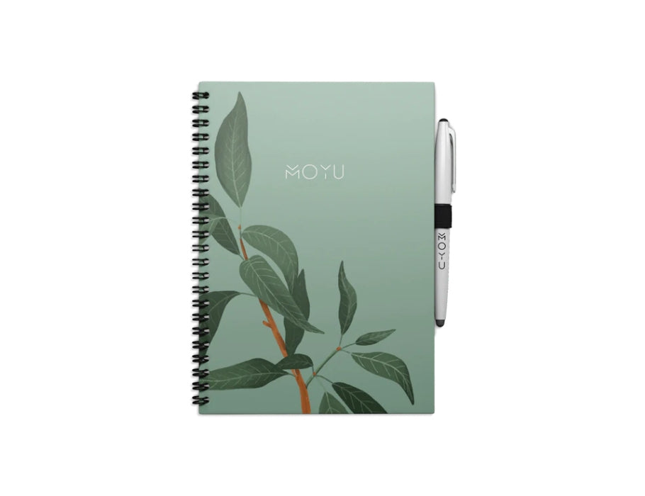 Carnet effaçable Moyu - couverture rigide a5 - jolie feuille