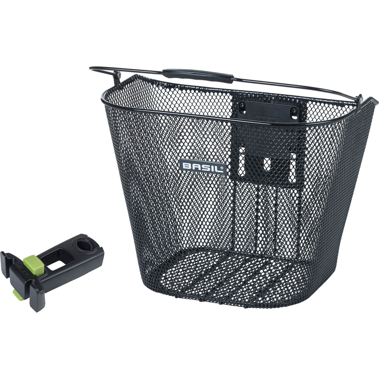 Basil Bremen + Ahead-Stemtrolder KF Bicycle basket Black