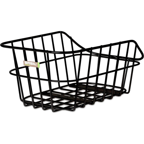 Basil Cento Alu - Panier à vélo - à l'arrière - noir