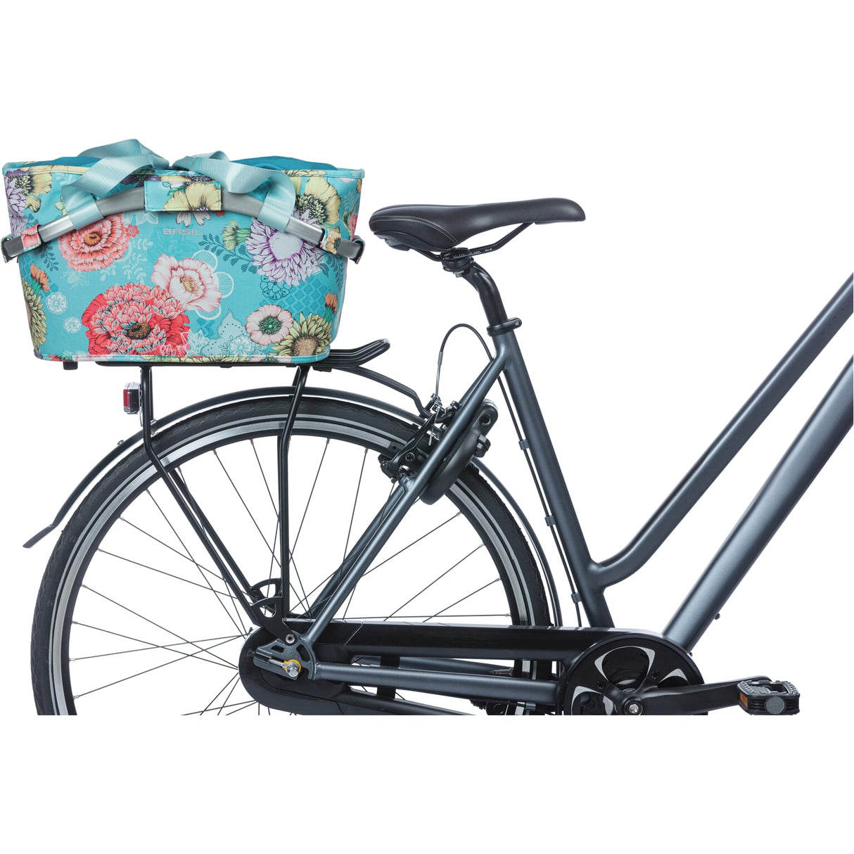 Basil Bloom Field transporte tous les mik - panier de vélo - au bleu arrière