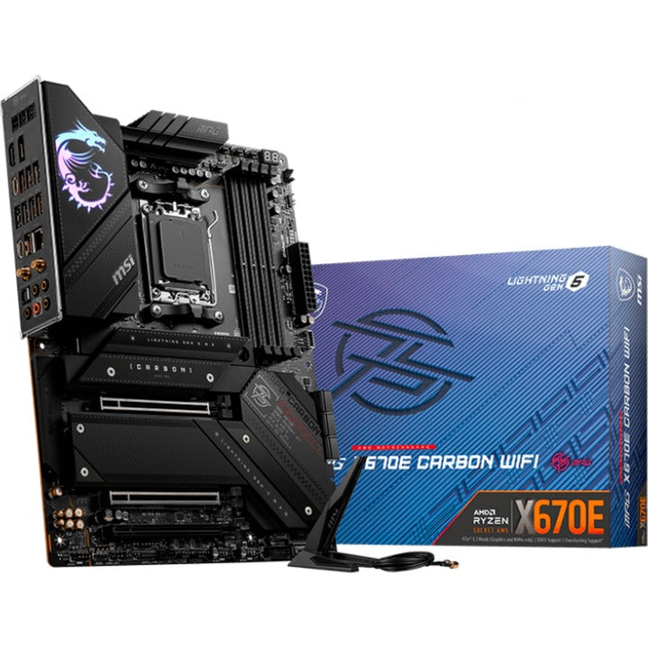 MSI MSI MPG X670E WiFi en carbone