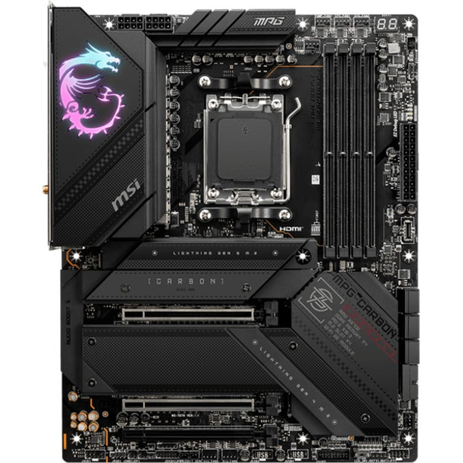 MSI MSI MPG X670E WiFi en carbone