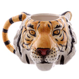 Mug en céramique en forme de tigre