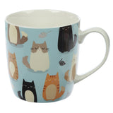 Mug en porcelaine chat fin félin